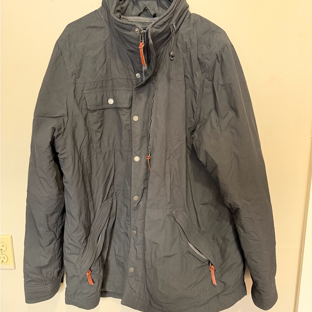L.L. Bean Men's Black Winter Coat